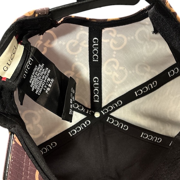 Gucci GG Supreme-jacquard baseball cap Excellent Preowned Condition - Picture 5 of 5